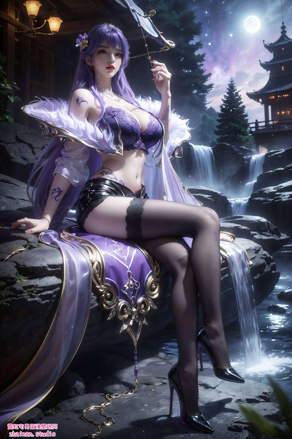 都是穿越次元的美妙旅程映照着国漫美女的细腻纹理