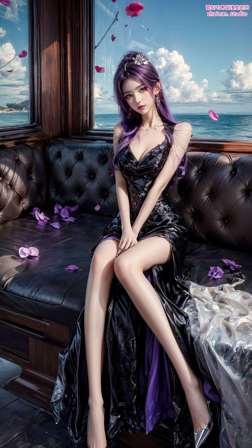 让这位卡通人物成为你工作与休闲时的温馨陪伴以天穹壁纸为背景