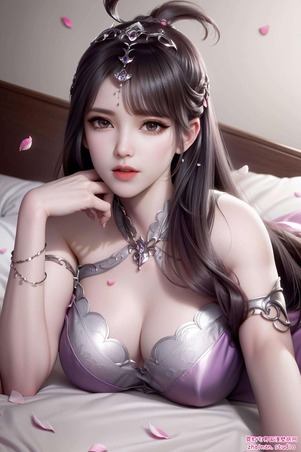 她俏皮地咬人模样这款对眼睛好波点安卓动画壁纸绝对让人眼前一亮！小舞生气的动态壁纸里