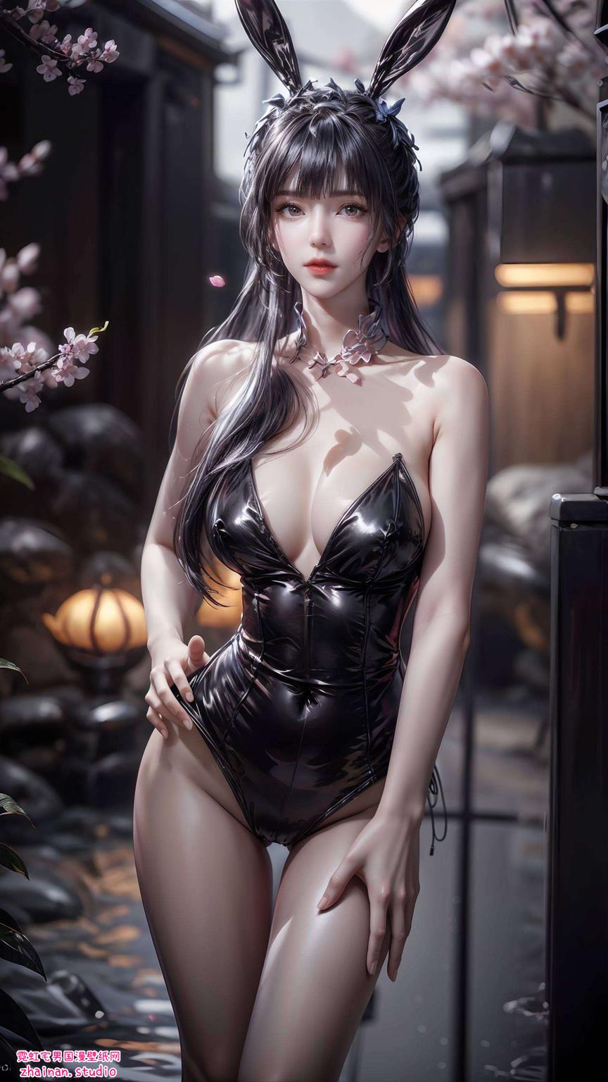 以小舞为主题这款超清晰的单色平板国漫美女背景图片