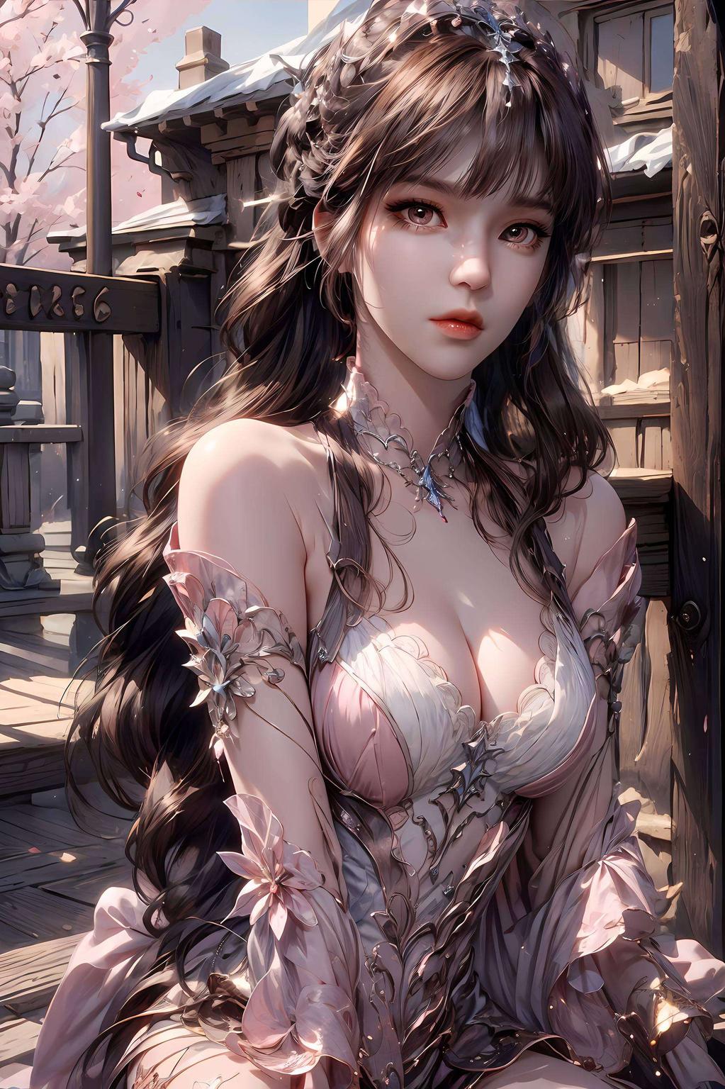 融合了小舞壁纸浅色的柔美与国漫女神的灵动这款精选国漫女主AI拼贴平板壁纸