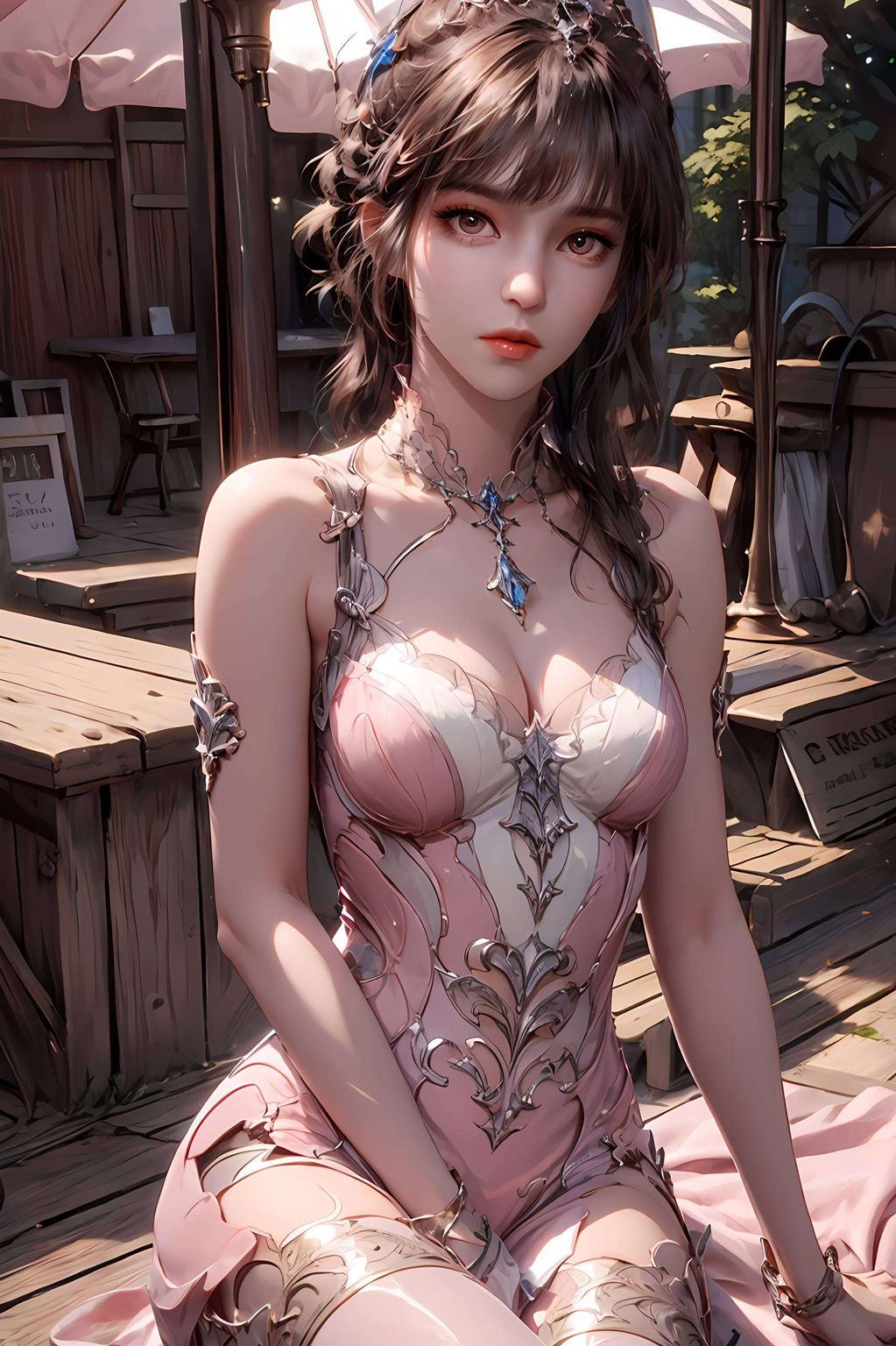 缤纷色彩跃然眼前王小舞的1080p炫彩壁纸