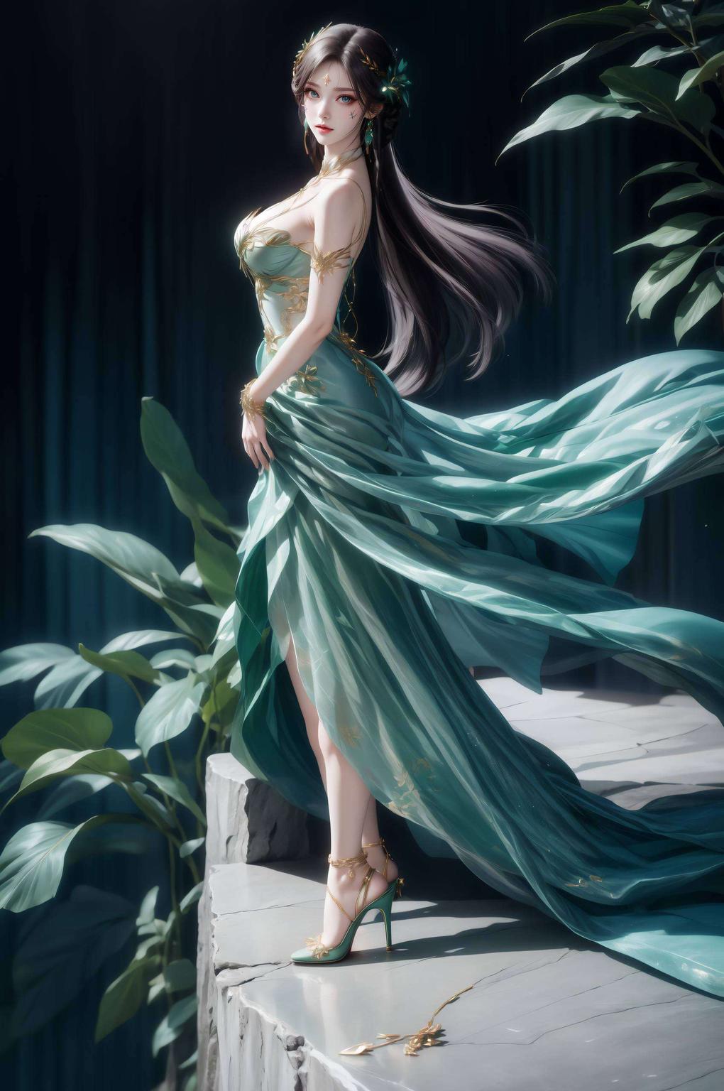 国漫女神萧薰儿AI技术打造独特动物壁纸