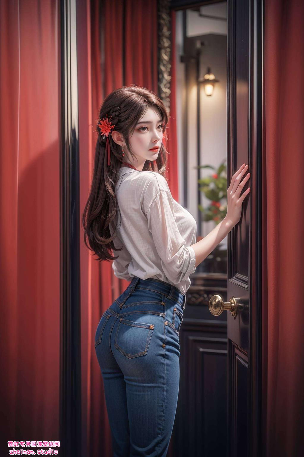 绘制于细腻笔触间的国漫美女——小医仙为你的iPhone带来别样的风情