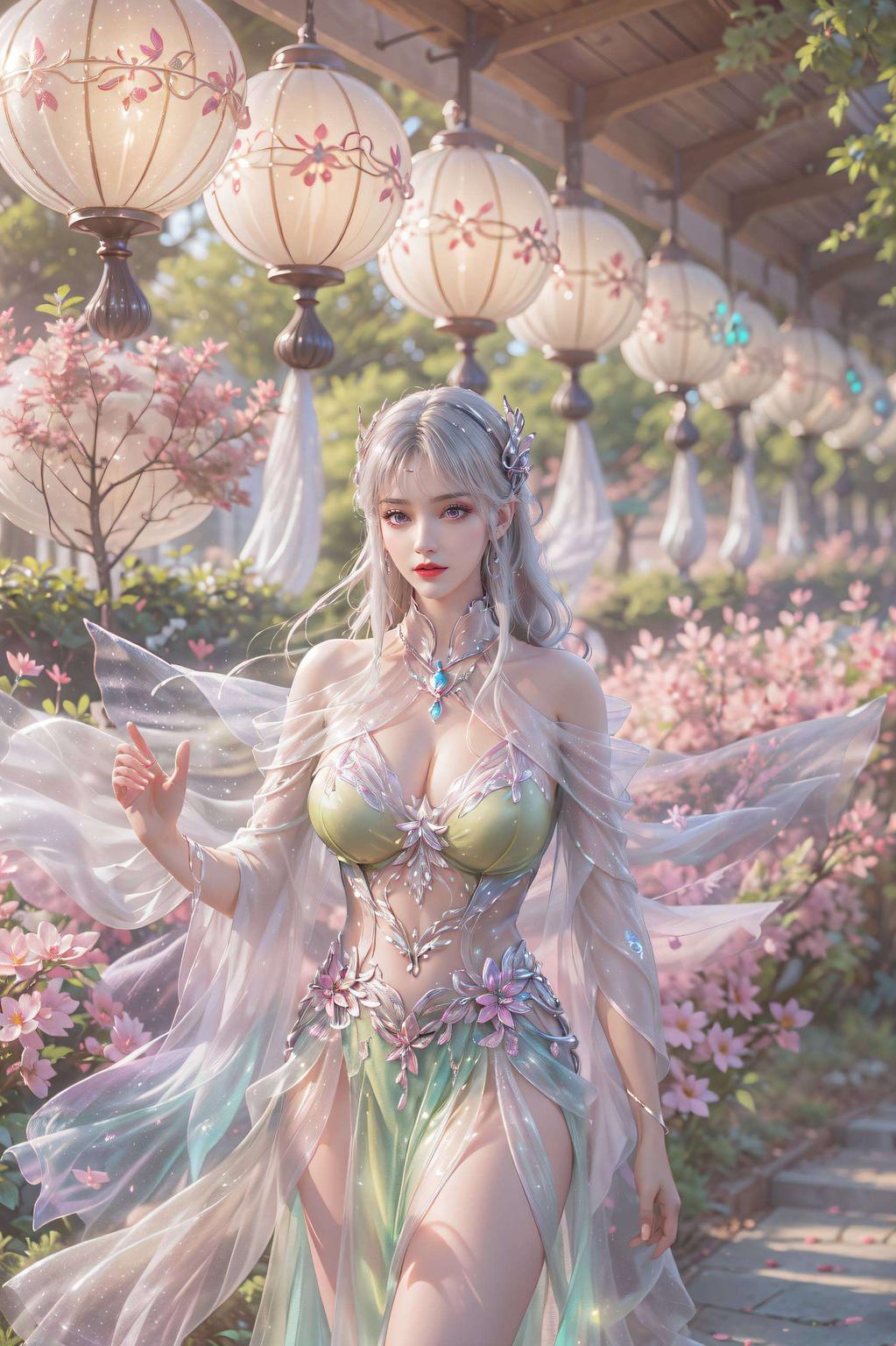 为你的手机注入一股清新自然的气息精选AI绘画人物与背景参考图