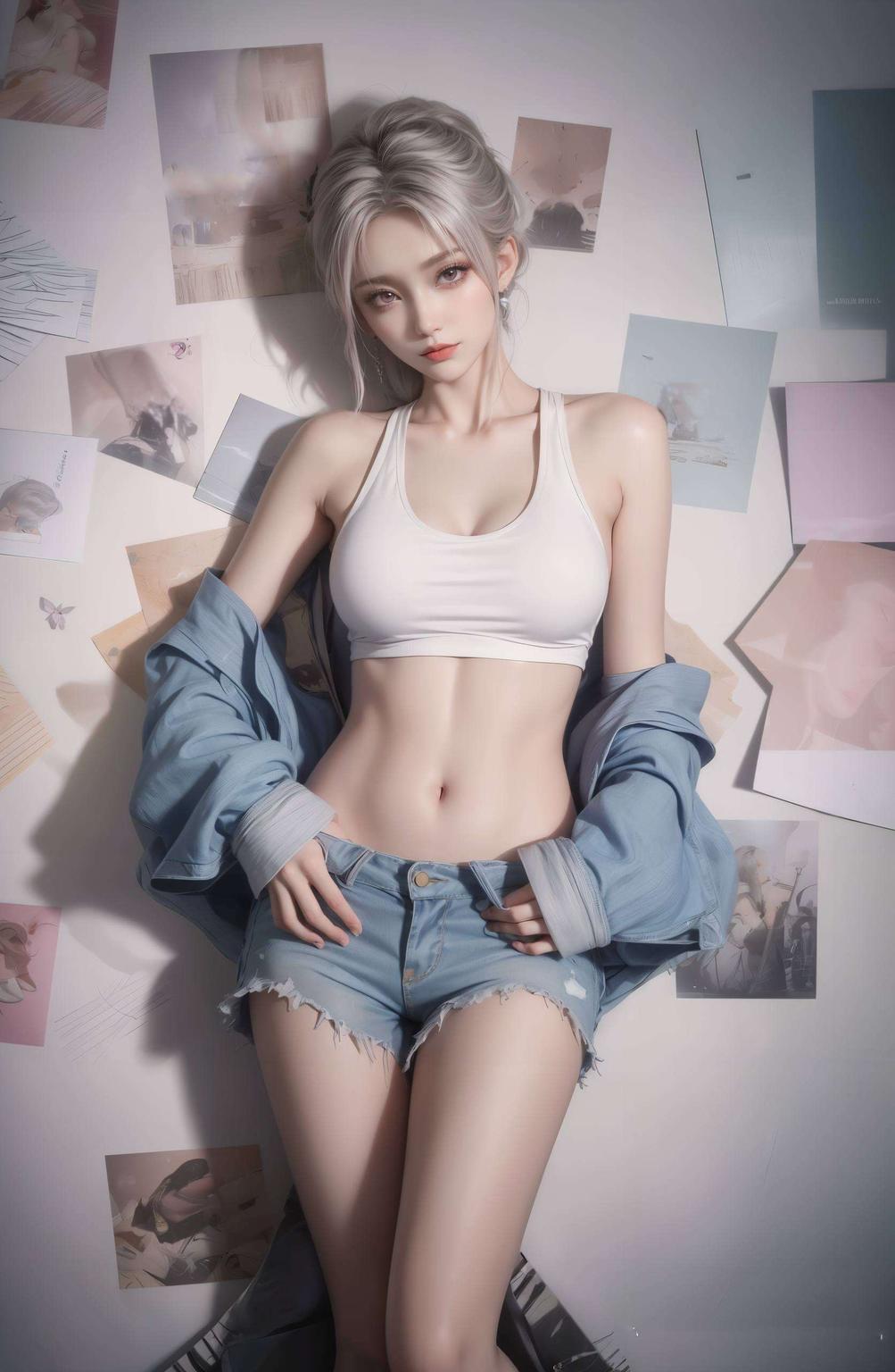 2560p的高清画质小医仙身着柔软的睡衣