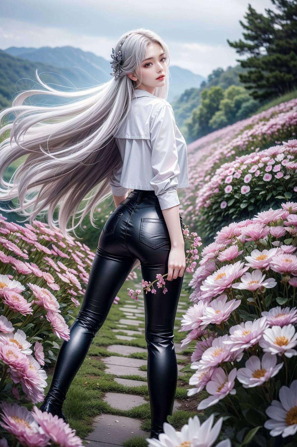 这款AI国漫女神桌布融合了国漫之美与科技之巧