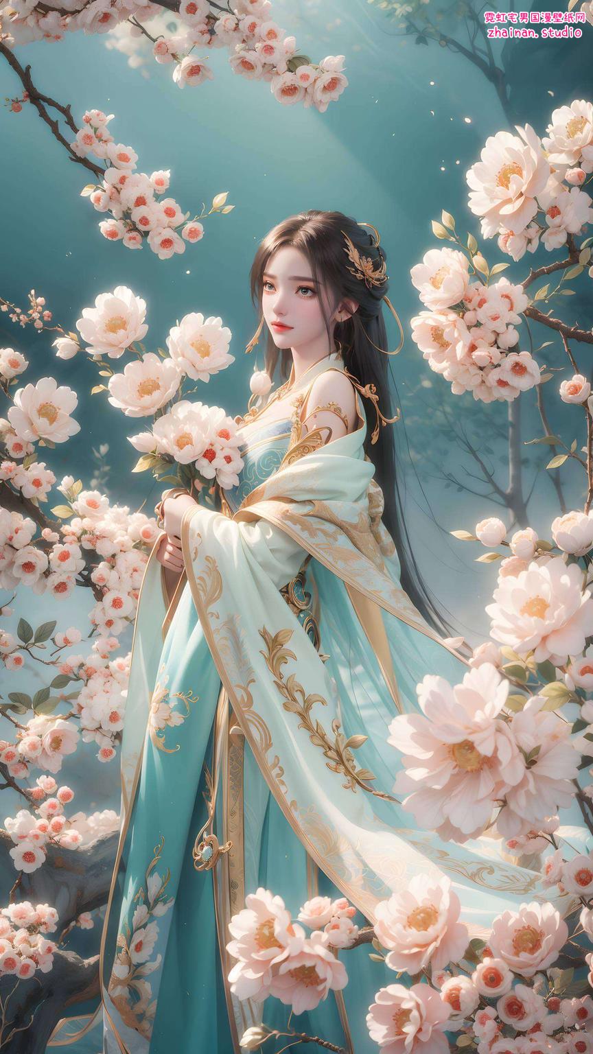 每一朵花瓣都仿佛散发着淡淡的香气姚曦横版高清壁纸以其4K超细腻画质