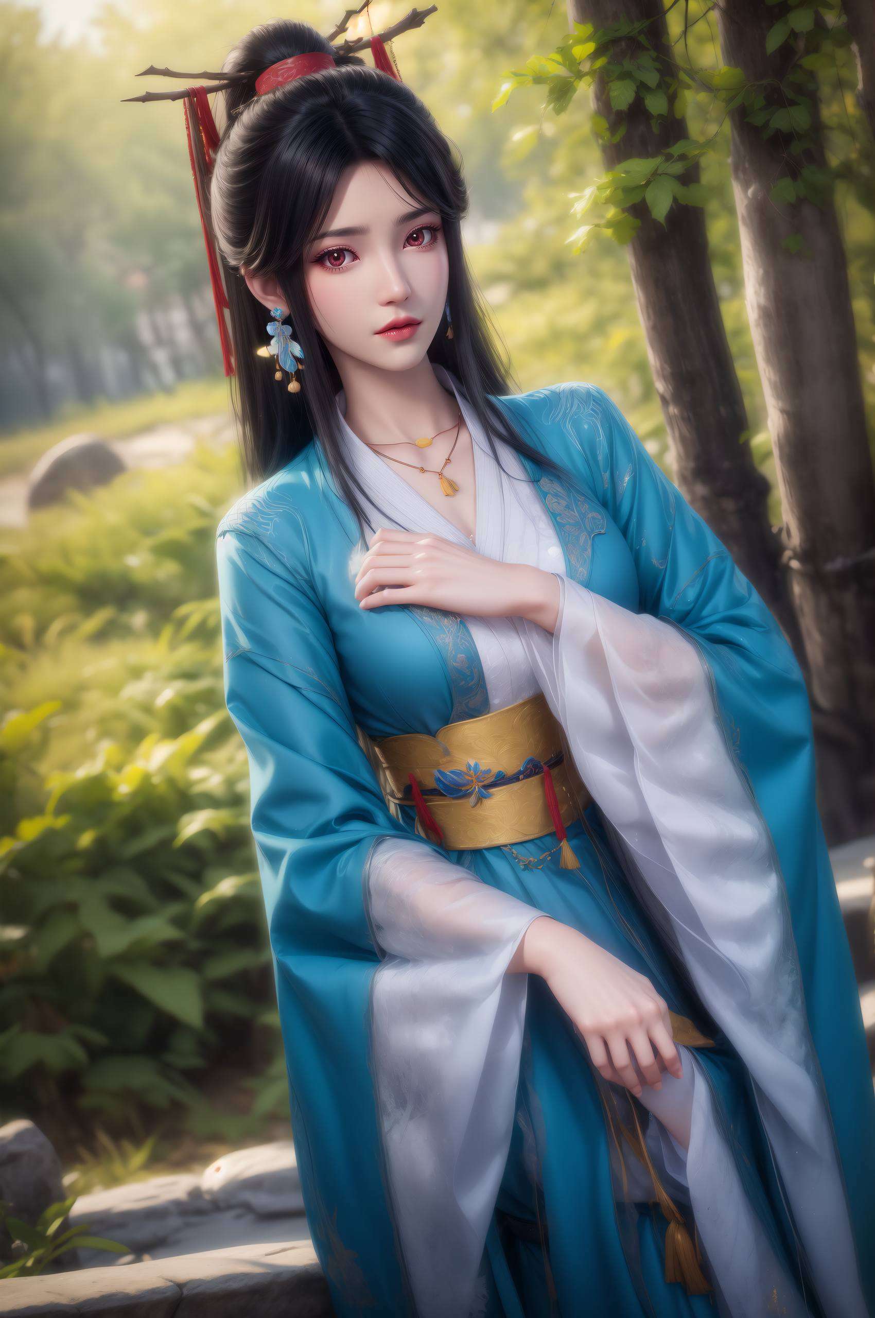 捕捉国漫美女的独特韵味精选夭夭元尊壁纸