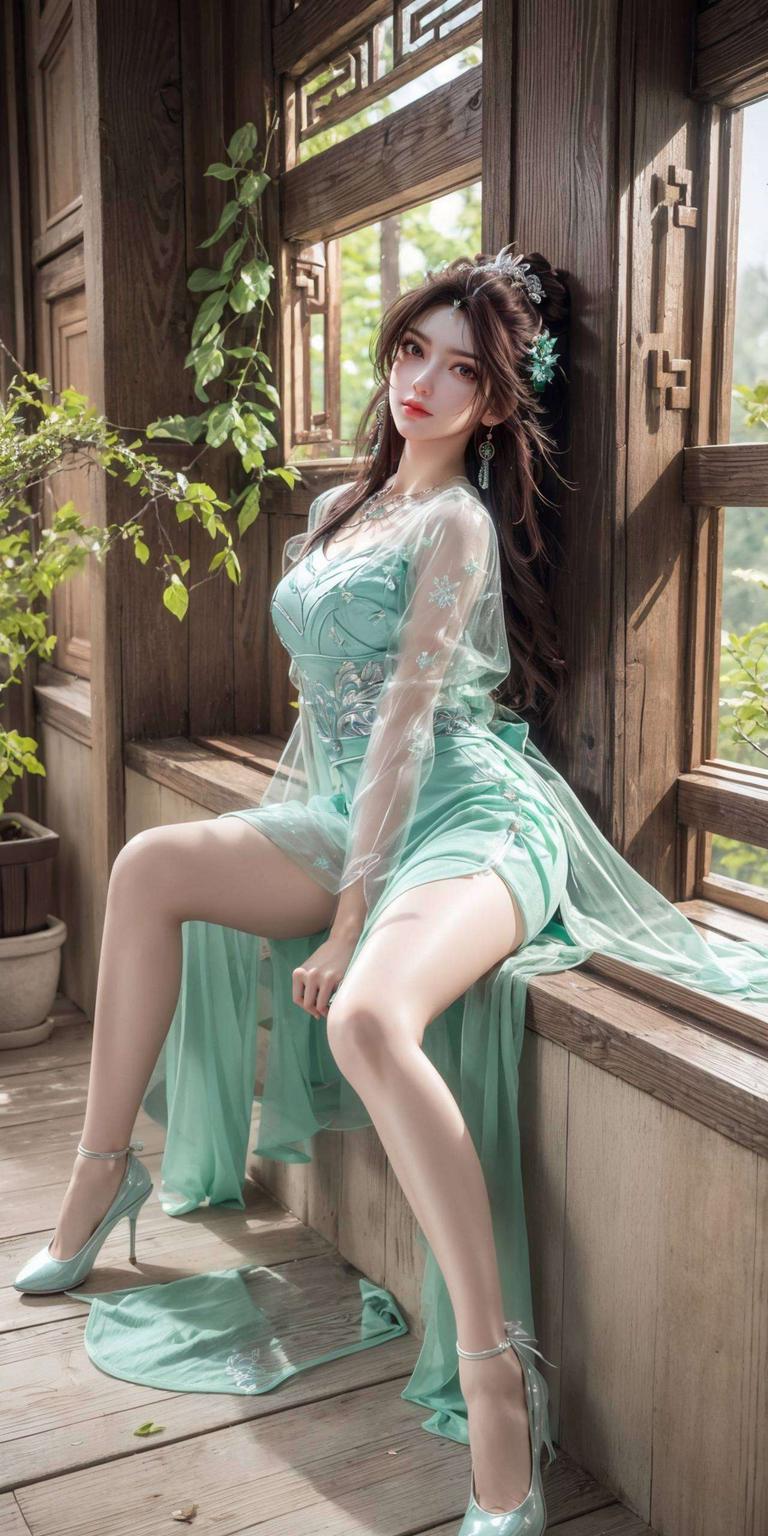 高清画质以国漫女神叶倾仙的微笑为灵感