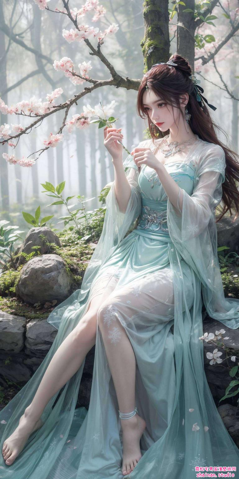 淡雅的色彩仿佛随时能从屏幕中走出