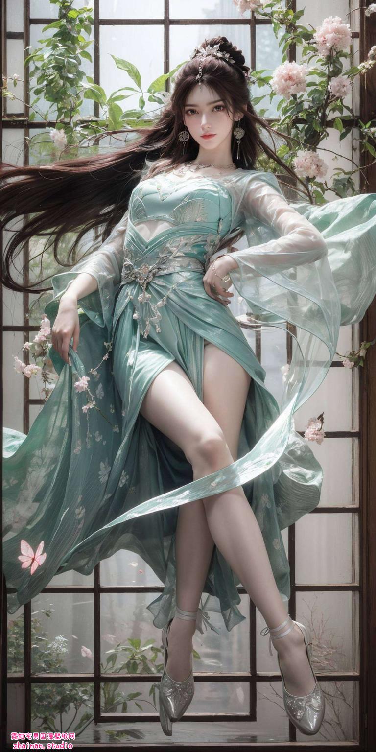 在柔和的晨光中细腻的笔触捕捉每一丝仙气