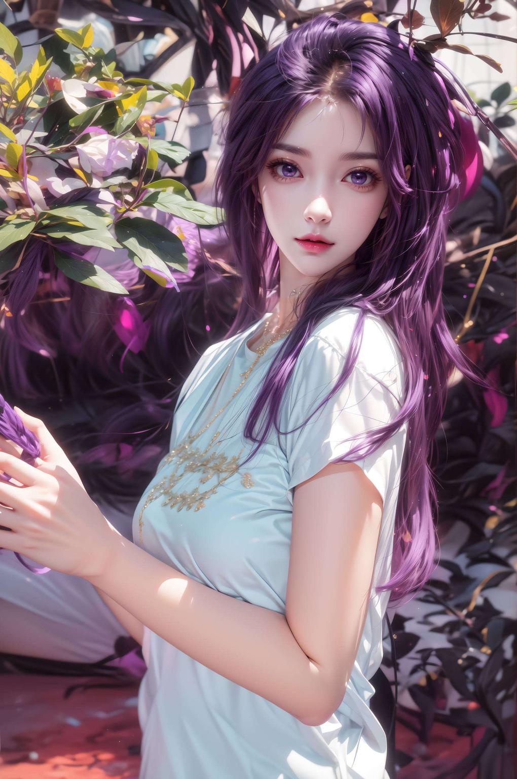 云曦的倩影如梦似幻也能感受到国漫美女的温柔陪伴