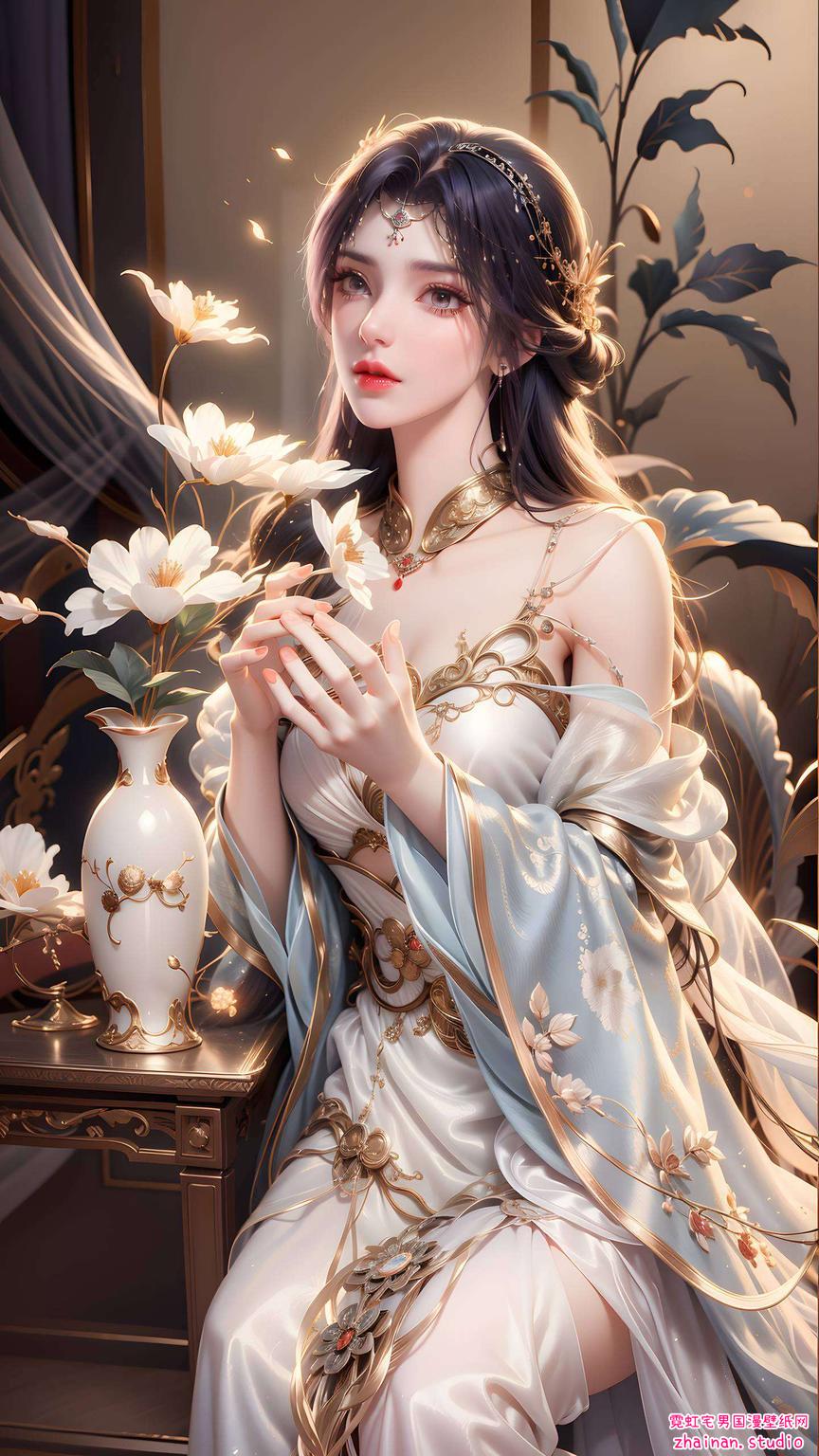 国漫女神石昊云曦与AI携手高清2560p壁纸