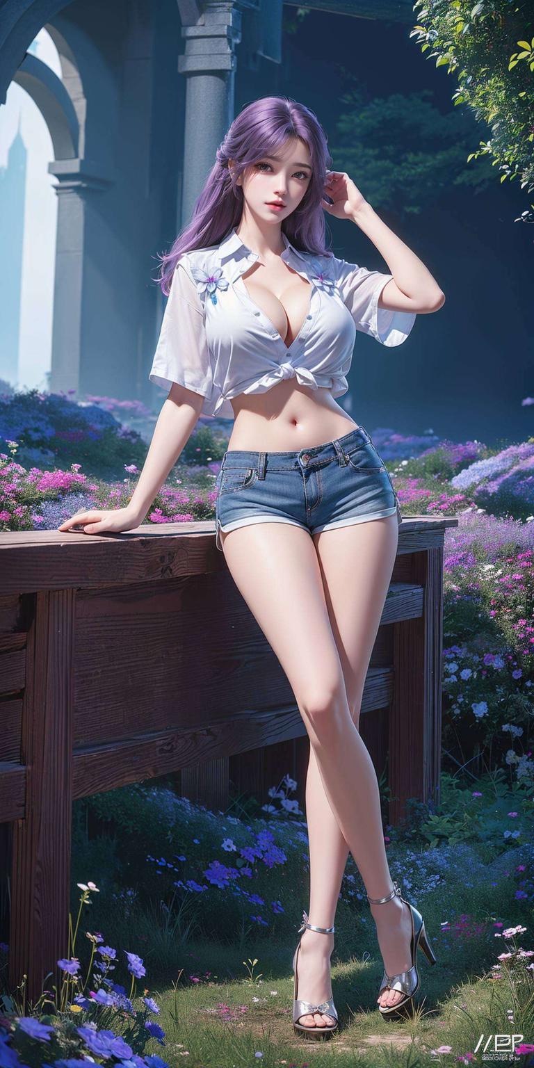 感受别样的视觉享受为你的手机增添一抹国漫美女的柔美背景