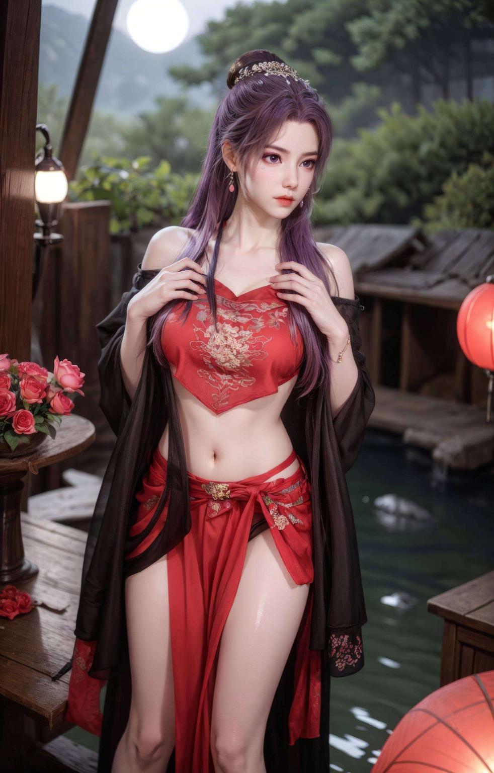 融合东方元素与国漫美女古风带你领略古典韵味与现代美感的完美交融