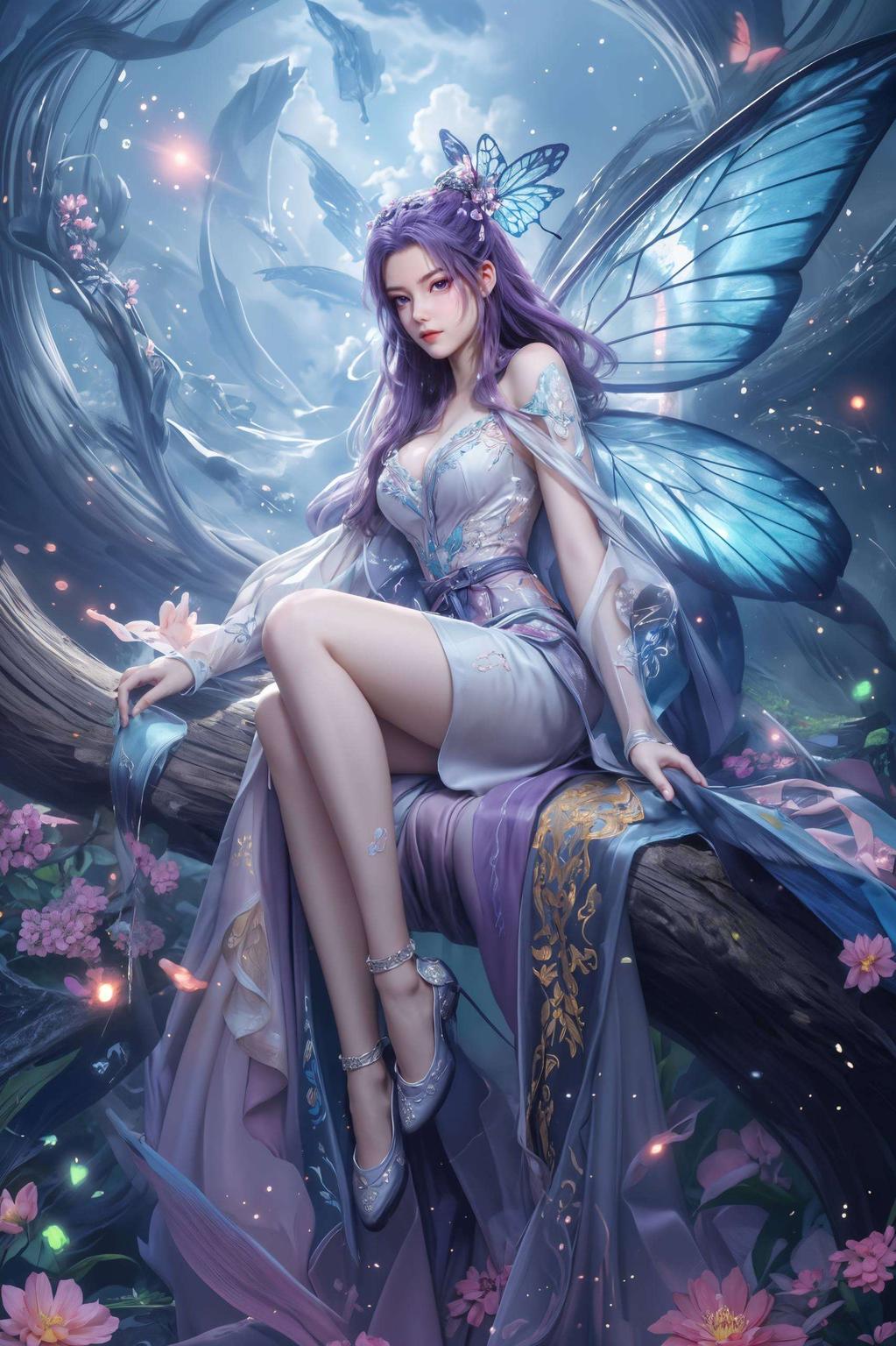 融合侘寂风的艺术韵味绘制于iPad之上的国漫女生