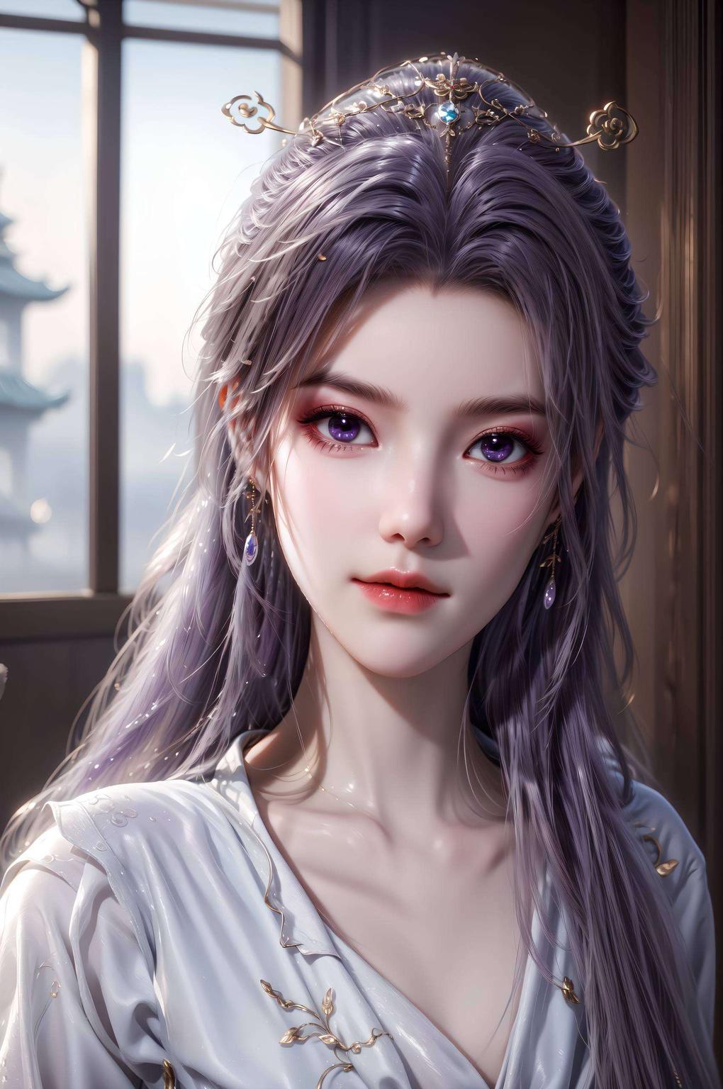 细腻描绘想要为你的平板注入二次元魔法吗？这款高清美女壁纸