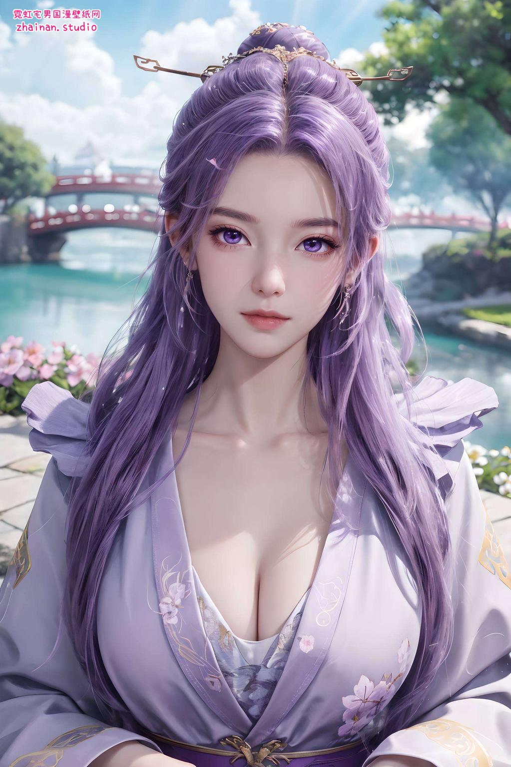 鲜明的色彩完美展现国漫女主的独特魅力