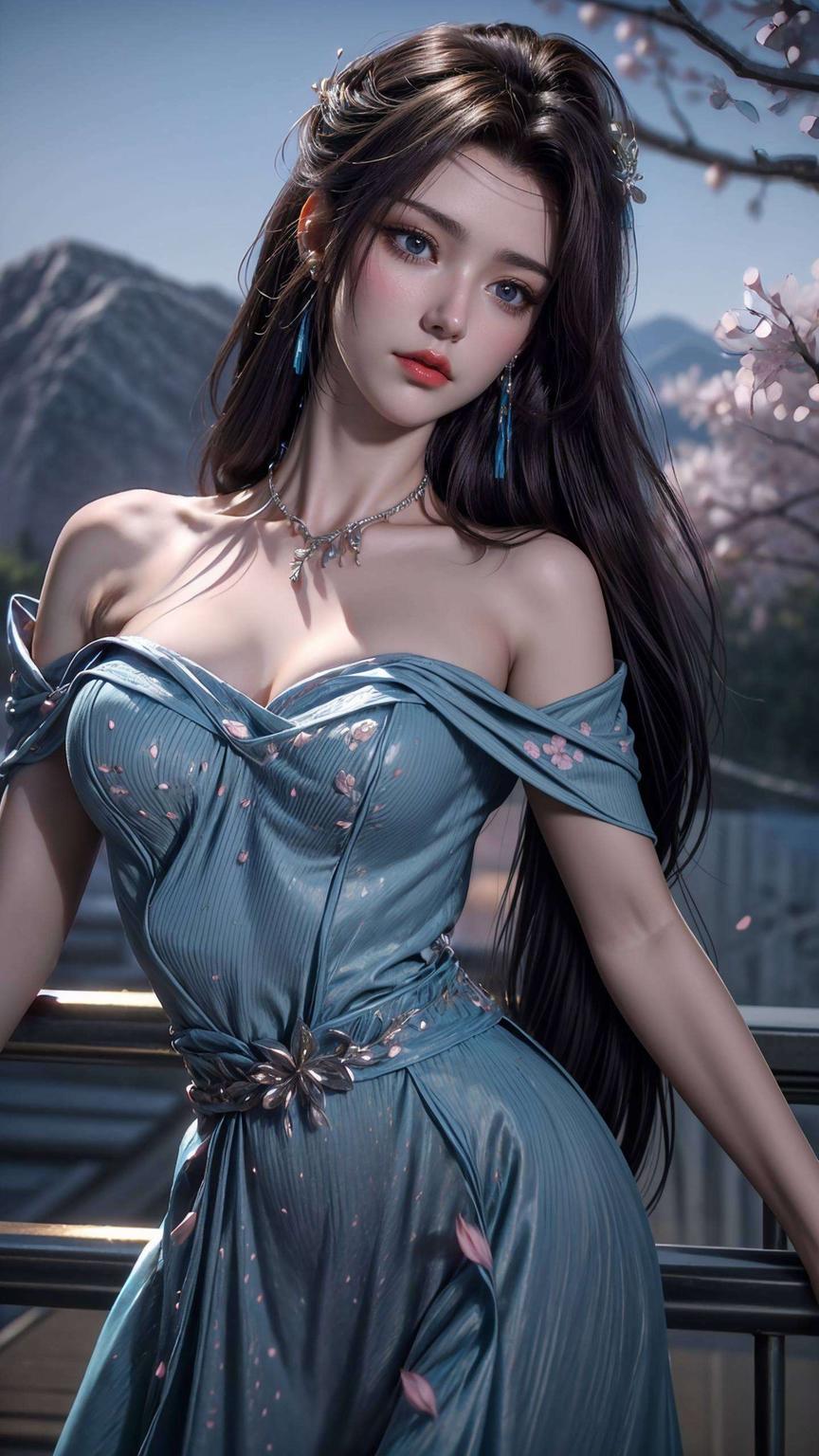 国漫之美尽显其中！云韵美女以其婉约风姿化作2K高清古香古色壁纸