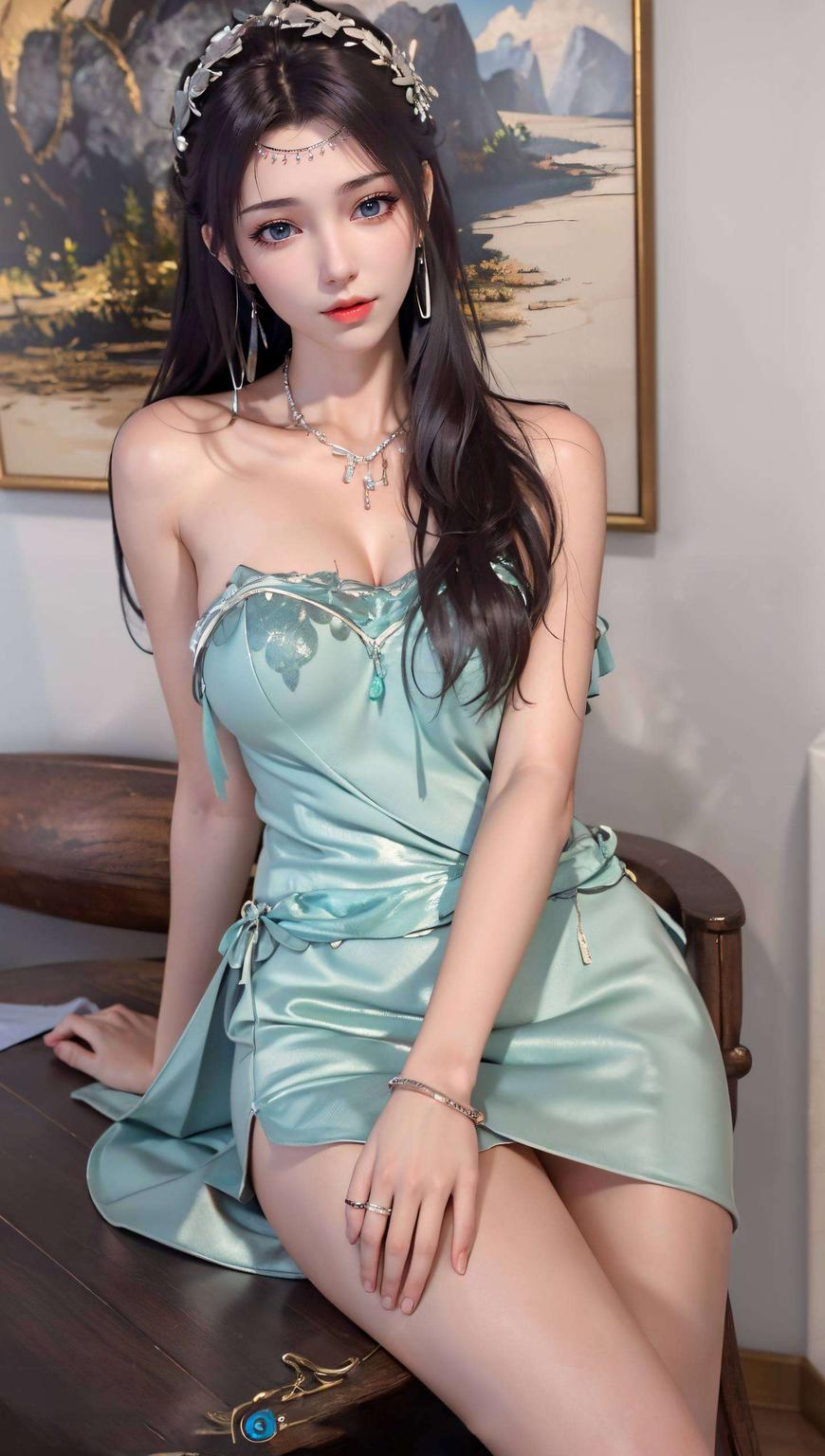 以4K分辨率捕捉国漫女主的灵动之美抽象元素融入