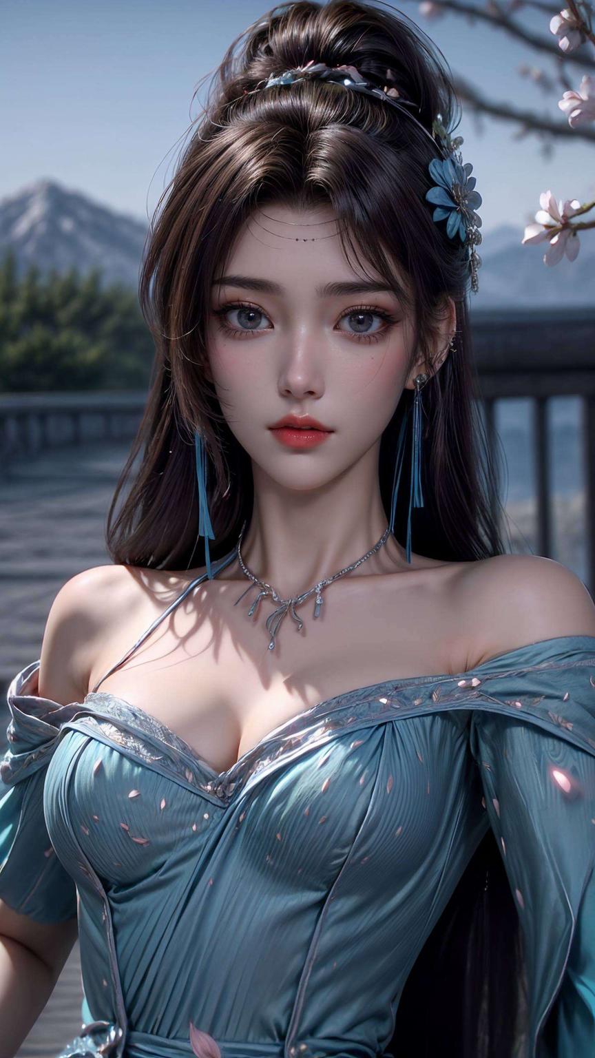 温馨又治愈这款AI绘画角色笑容素材豪华2k高清桌面