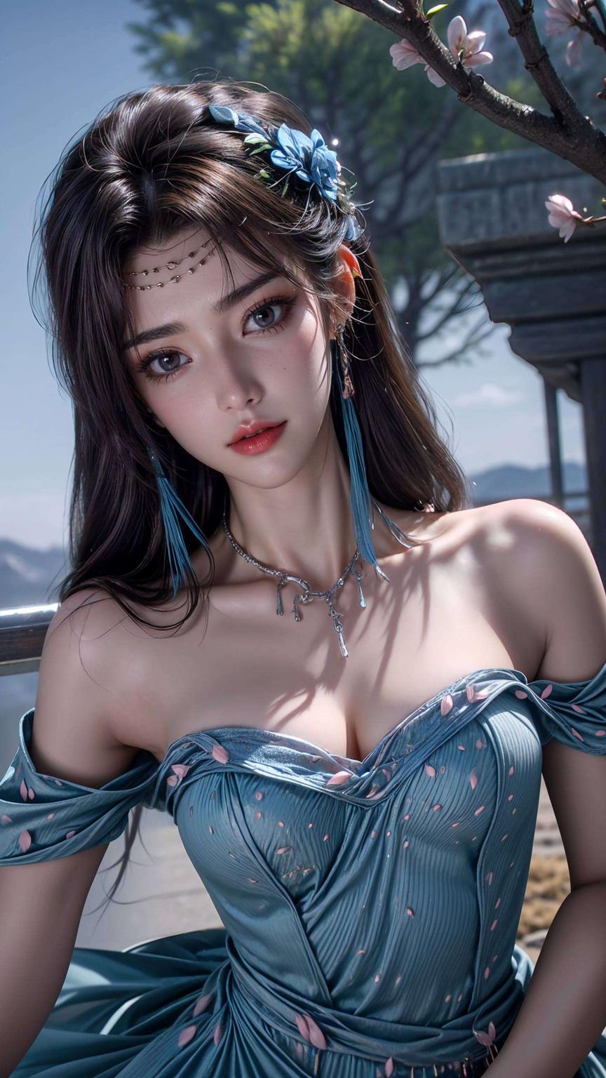 高清画质这款超好看的国漫女主AI抽象iPhone墙纸