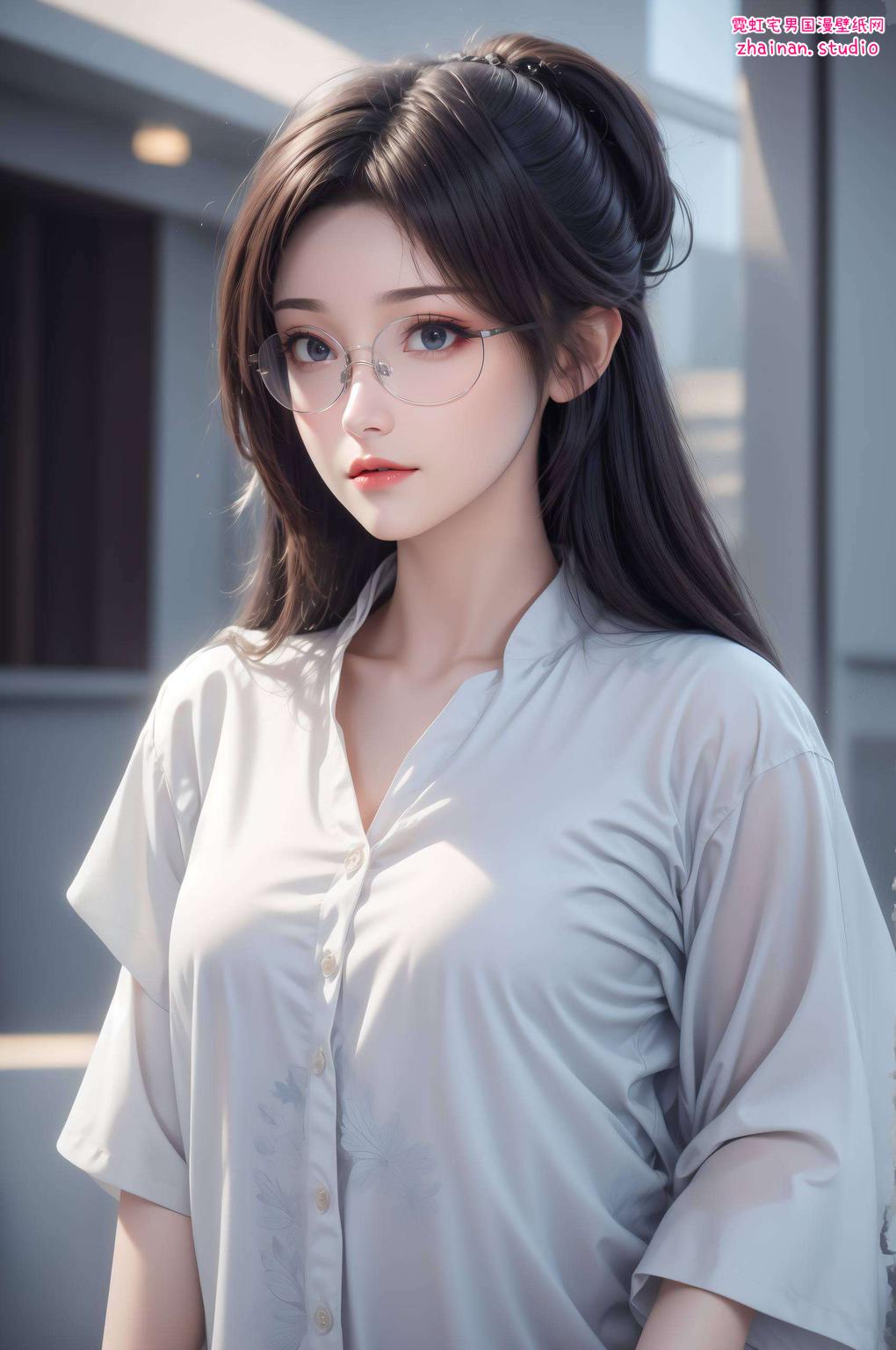 黑衣造型酷炫神秘这款AI绘画的壁纸