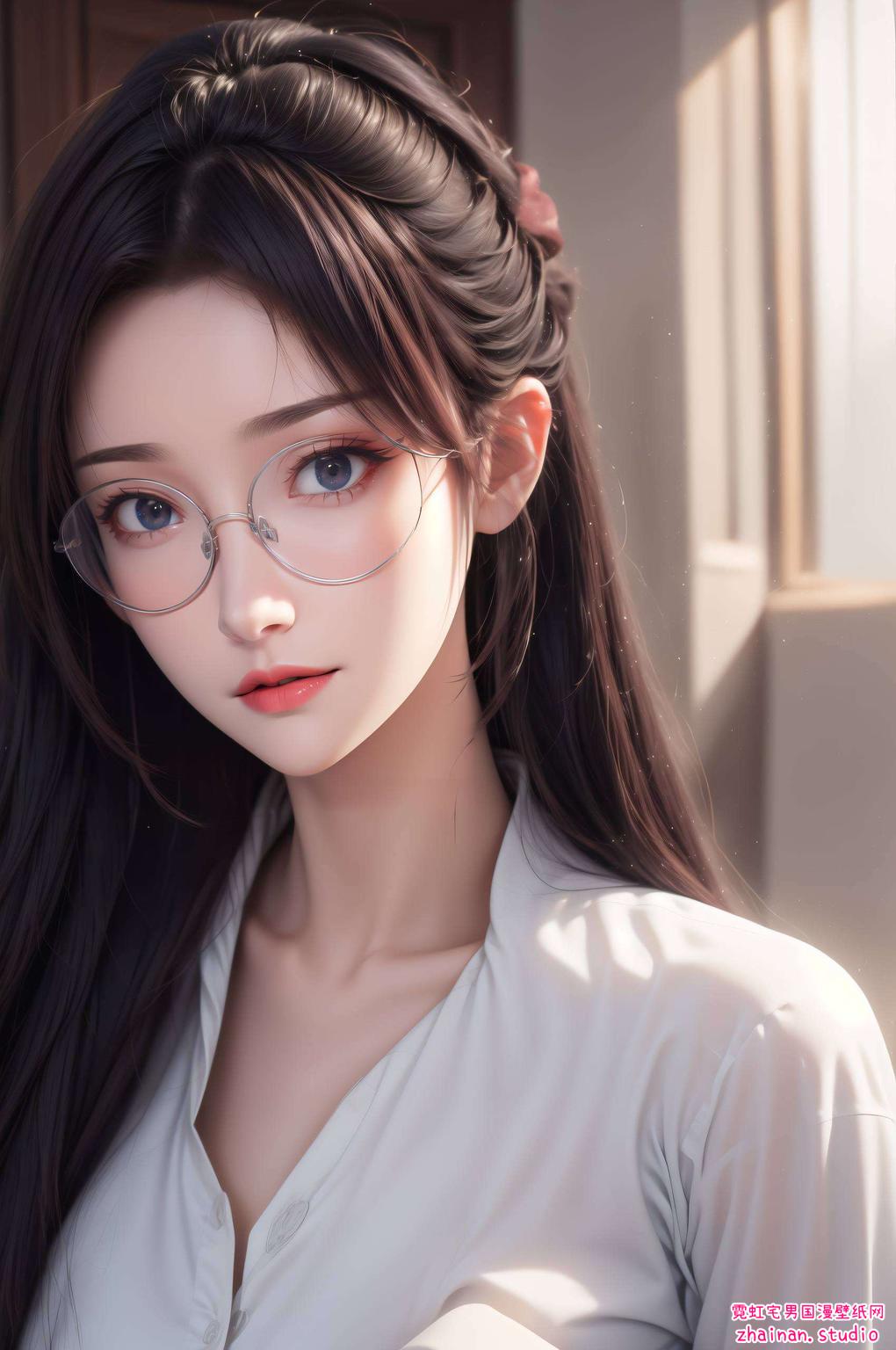 每一格都是故事的延续这款以云韵为主题的棋盘格AI壁纸
