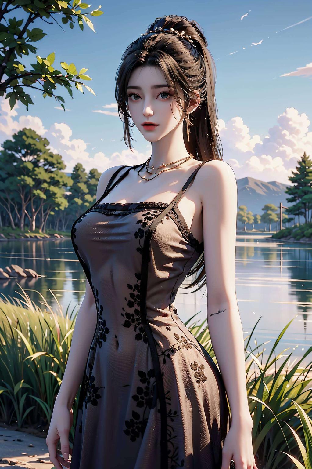 这位国漫界的活力女神成为了无数粉丝心中的PC壁纸首选