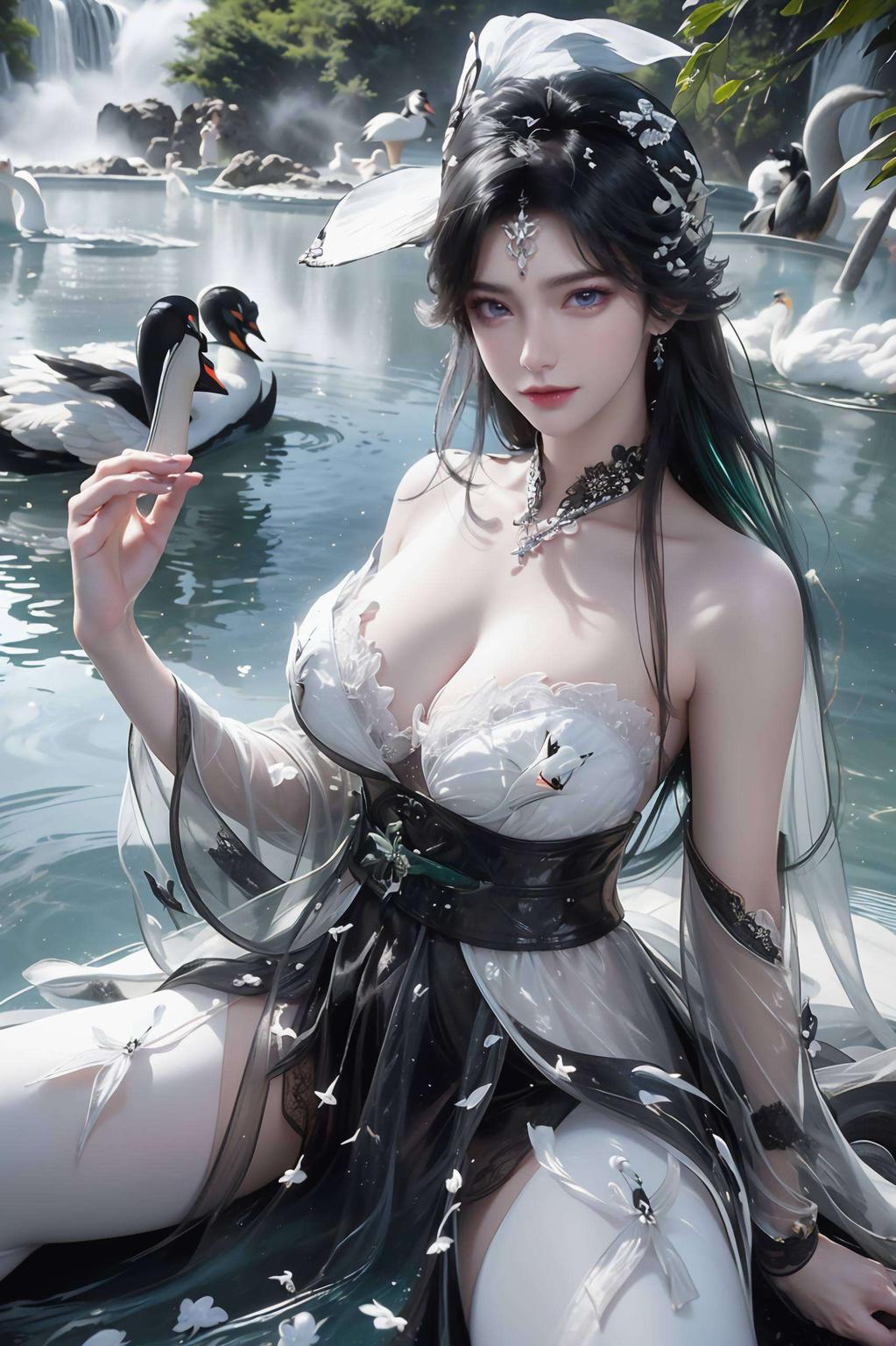 周紫虹的倩影跃然屏上为你的电脑桌面增添一抹独特的国漫韵味