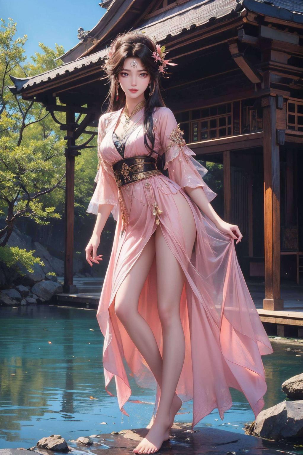 融入国漫美女周紫虹的图片让你沉浸在动漫的梦幻世界