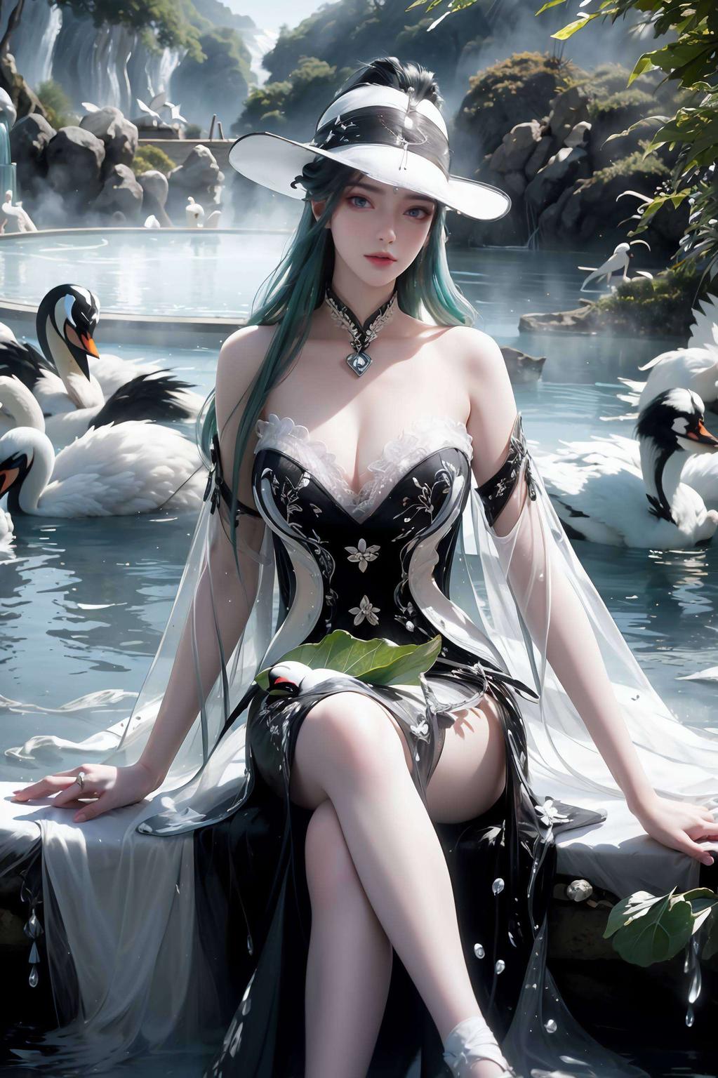 细腻描绘出她婉约柔美的身影以仙逆中的周紫虹为灵感