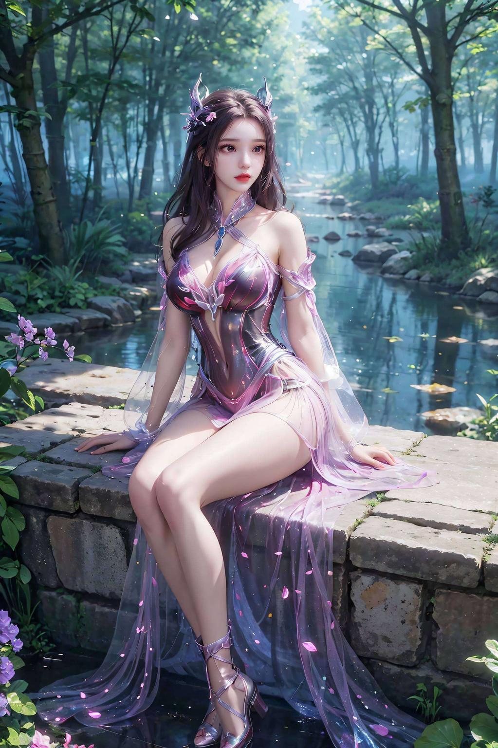 每一细节都精心绘制让清丽脱俗的朱竹清跃然屏上