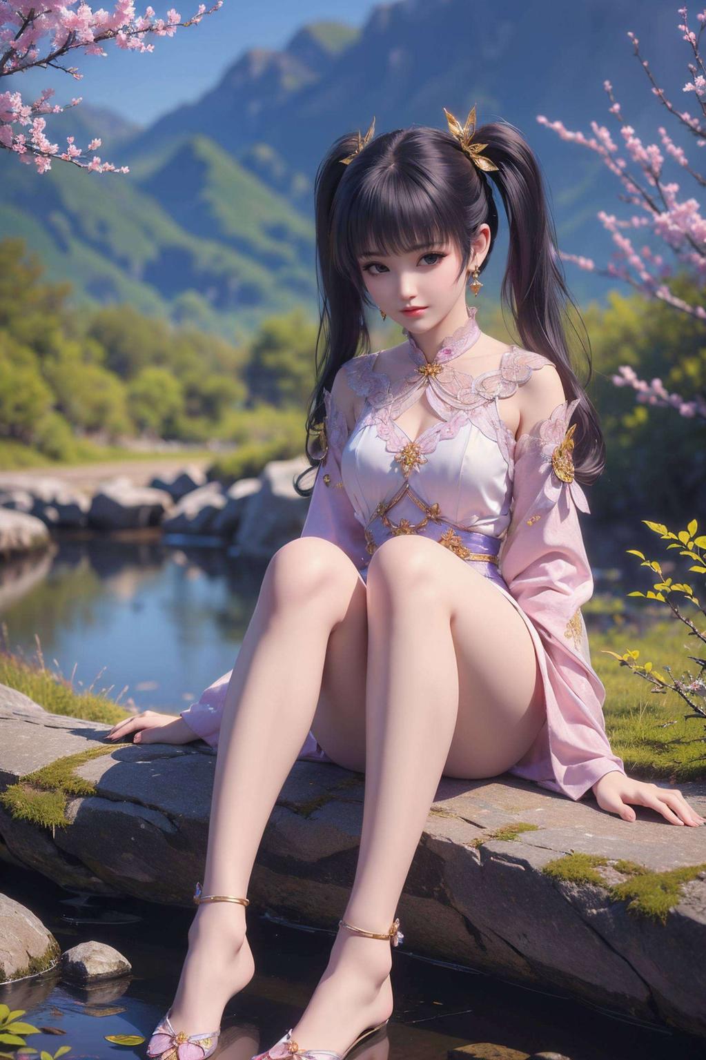 4K超清画质全屏AI绘画纹理细腻