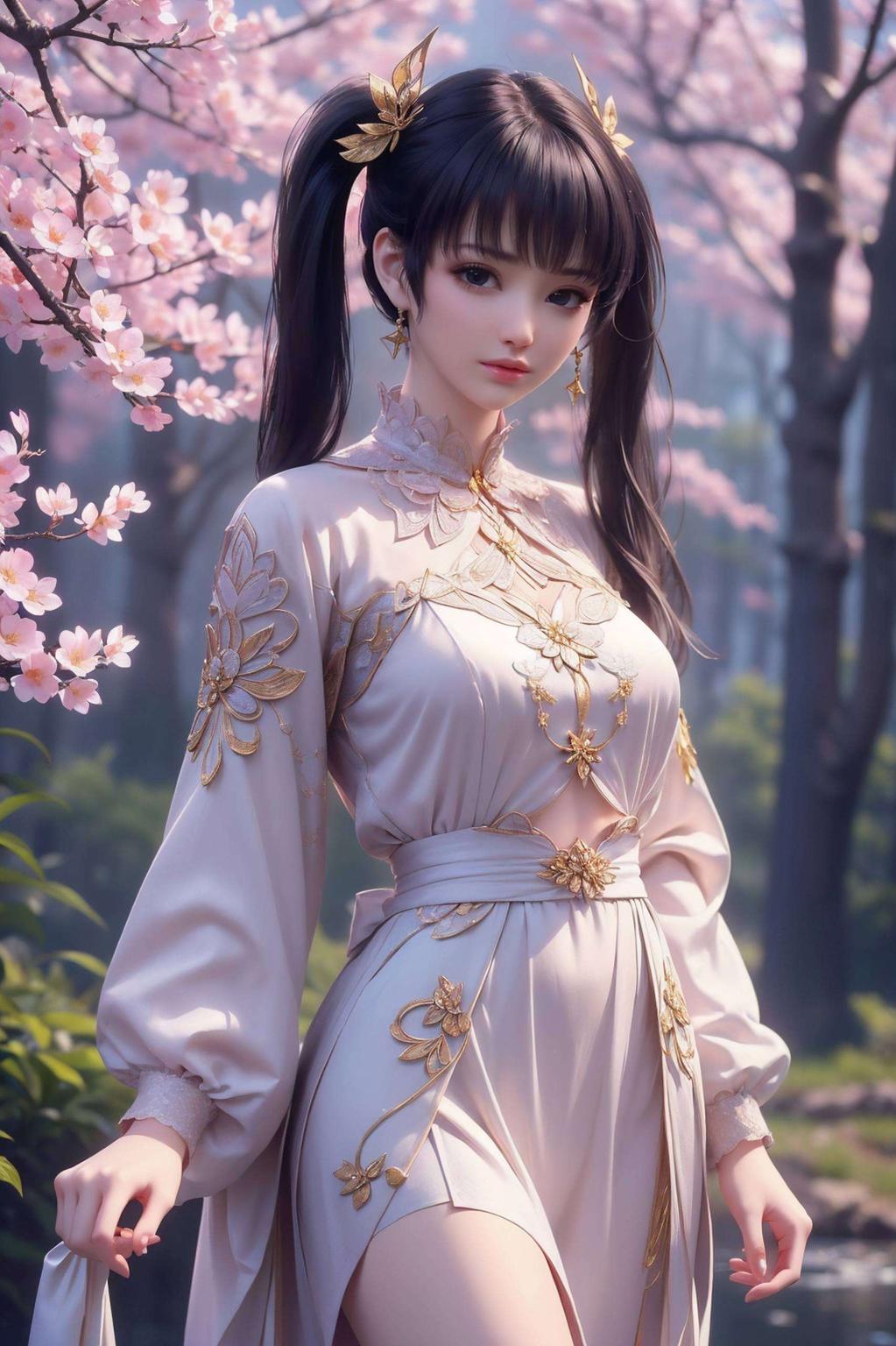 紫妍仿佛穿越时空的画卷