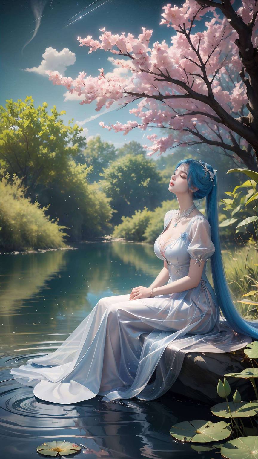 嘿仿佛从玄幻世界中走出来的仙子