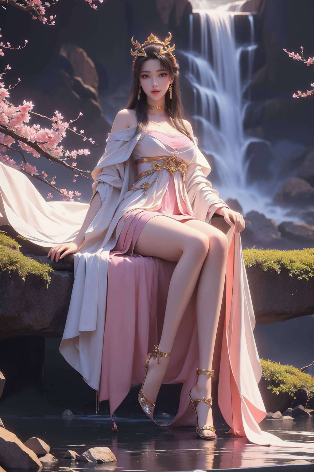 天狐仙子以她那绝美的容颜和神秘的气质成为了无数人心中的梦幻女神