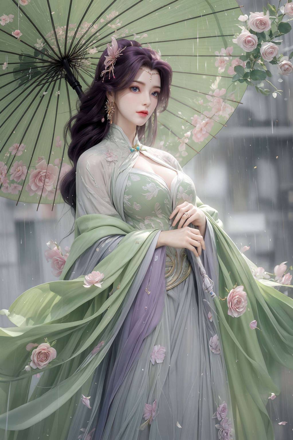 简直是国漫女神中的战斗机高清到连她眼角的泪珠都能数清