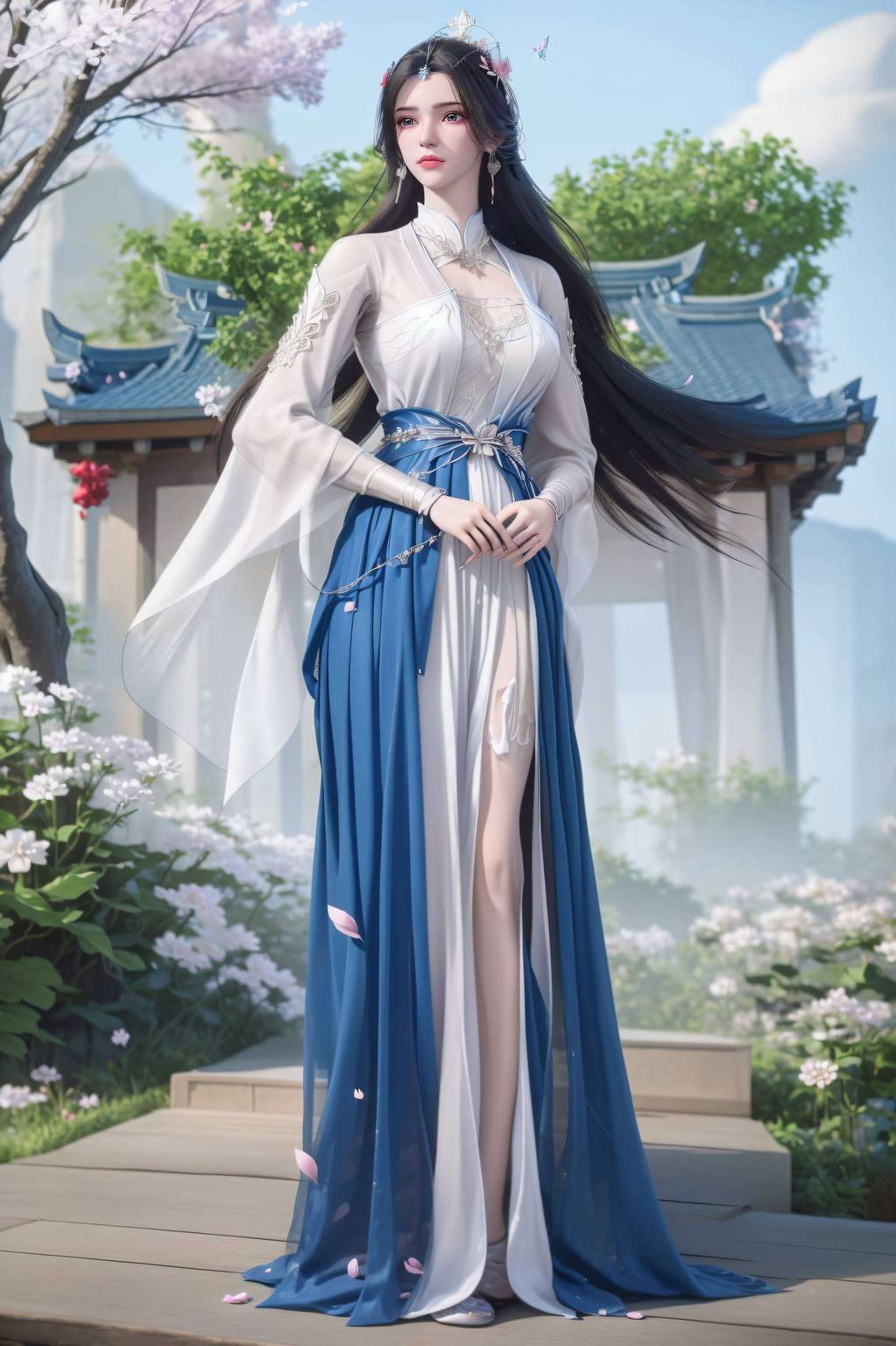 每一缕发丝都仿佛在诉说着不朽的传说让你的屏幕瞬间升级为仙境