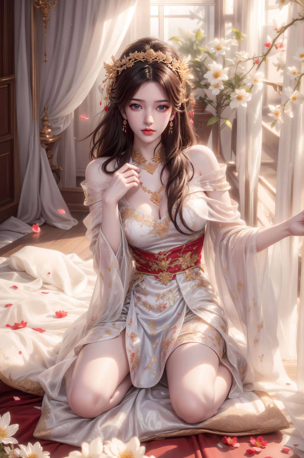 更是一段仙侠传奇的缩影高清动态壁纸捕捉了她大婚时刻的每一个细节