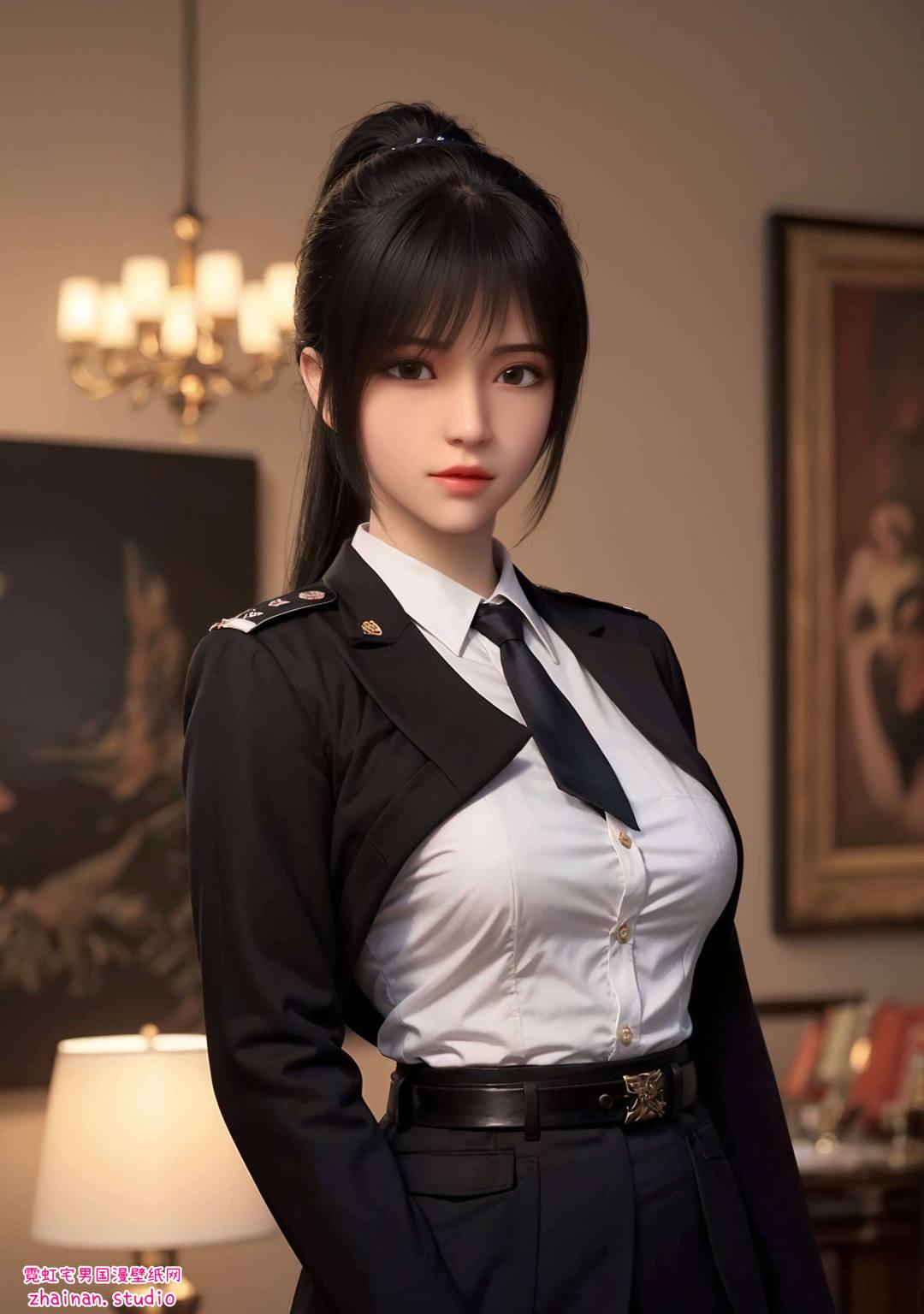 琪琳如同一颗璀璨的星辰成为了无数人心中的壁纸首选
