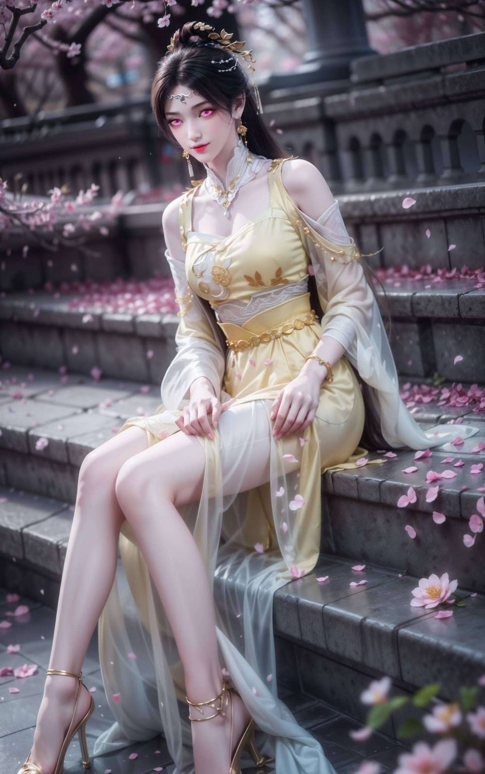 是不是感觉整个人都被治愈了呢？这不仅仅是一张壁纸是你与国漫女神之间的秘密约定
