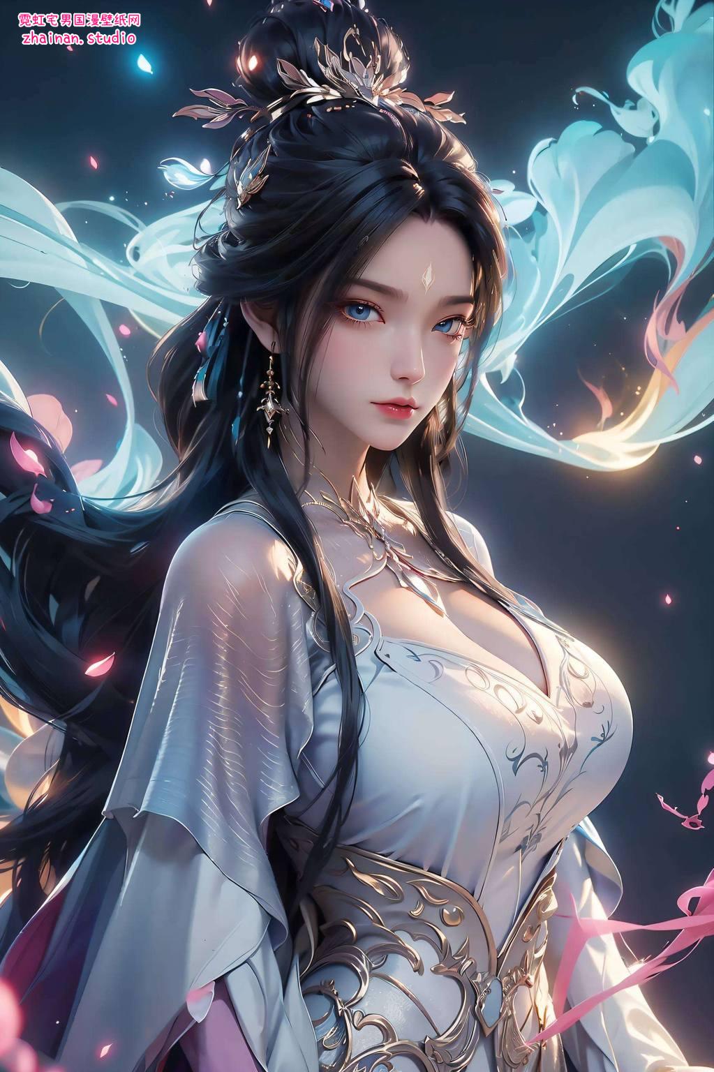 静谧中透露着不屈的力量她的身影
