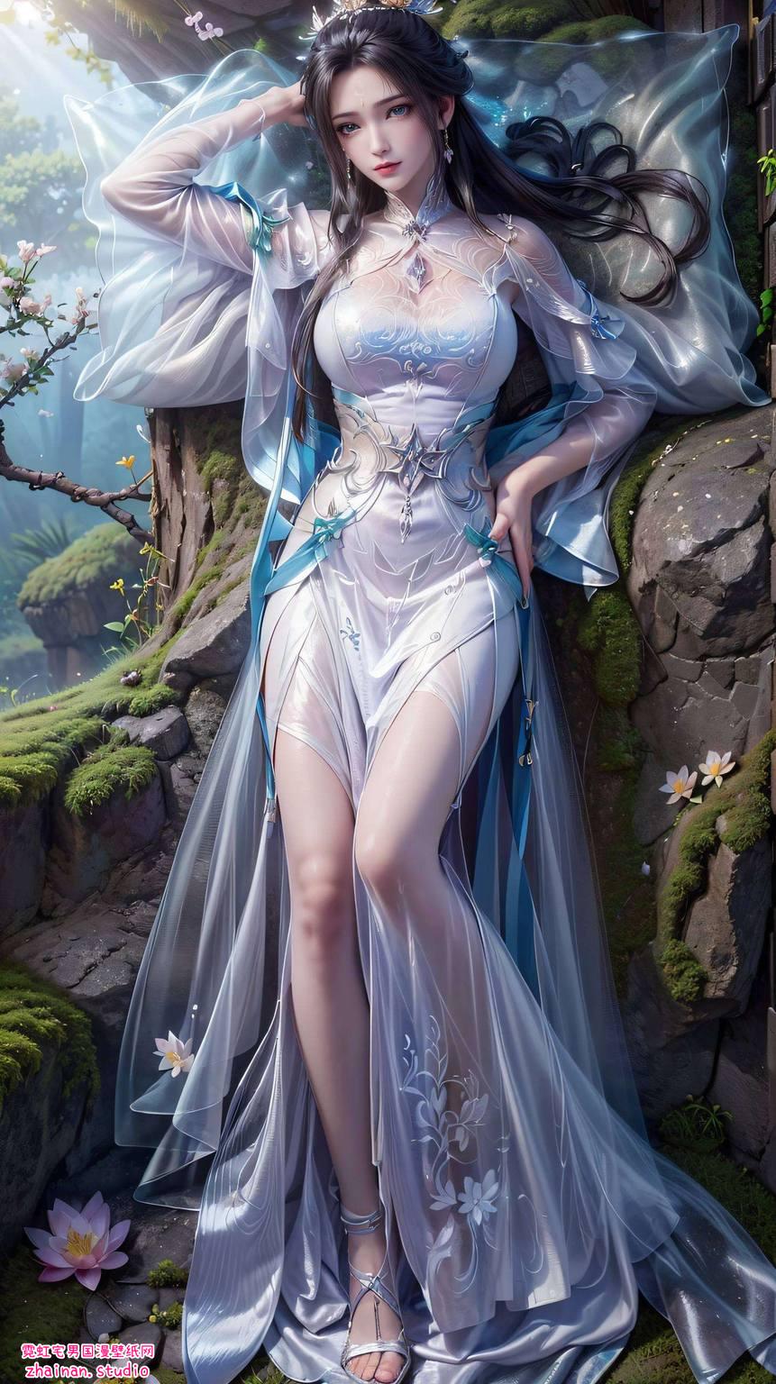在诛仙的世界里她的美