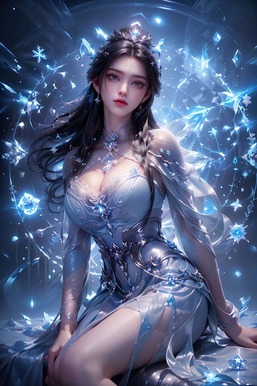 都让人忍不住想要将她设为手机壁纸无论是那双清澈如水的眼眸