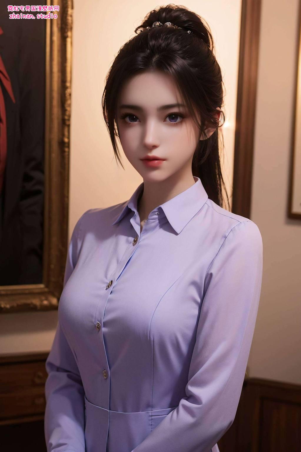 你的手机或电脑桌面被这位国漫女神的飒爽英姿所占据让你的设备瞬间升级