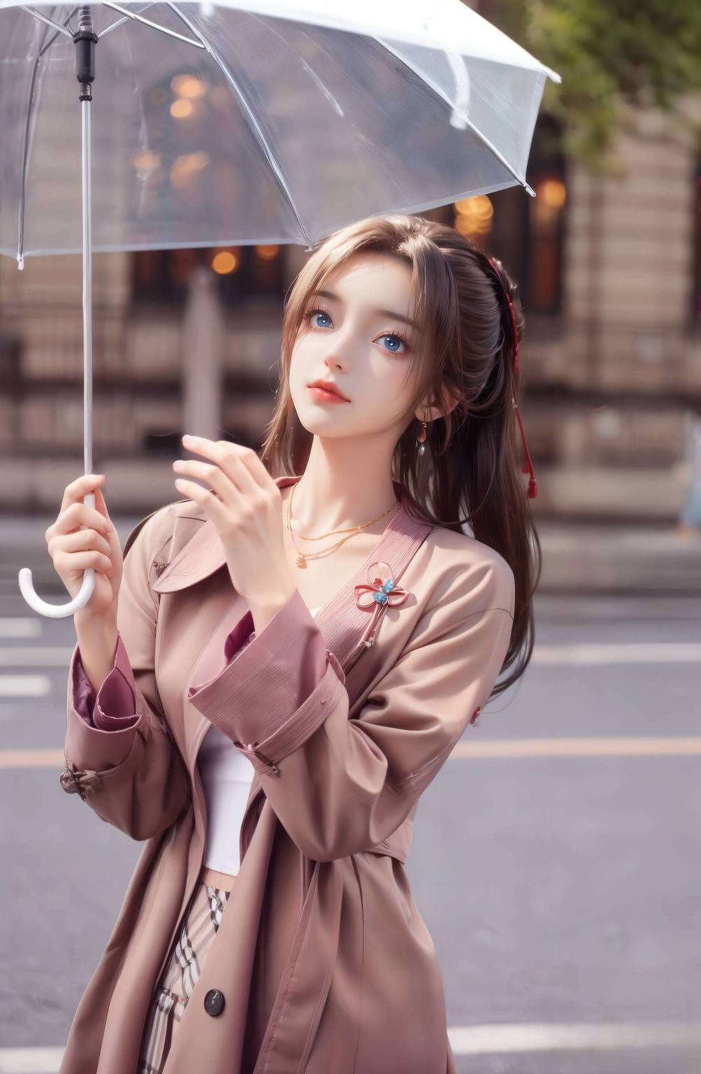 温暖而治愈她的笑容如同春风拂面
